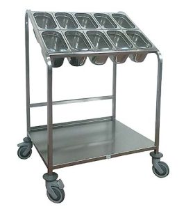 VOZÍK  MV-PP 2/53×37 PRO DVĚ ŘADY GN1/4-150, VČETNĚ GN