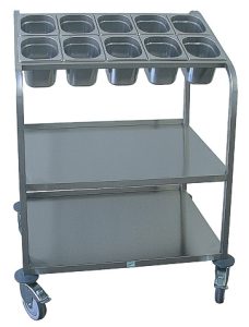 VOZÍK MV-PP 2/53×37 (BEZ GN) PRO DVĚ ŘADY GN 1/6-150, 2×POLICE