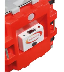 TERMOPORT  AF 7, KOMPLET NELANGE ŠEDÁ S ČERVENÝMI DVÍŘKY S DIGITÁLNÍM OHŘEVEM