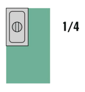 GK PP 1/4 VÍKO POLYPROPYLEN