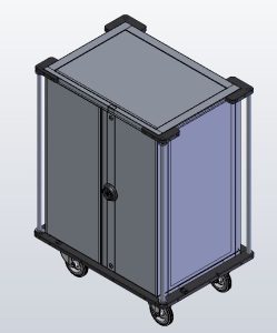 VOZÍK TTV-D 2×8 EN RUČNÍ MANIPULACE