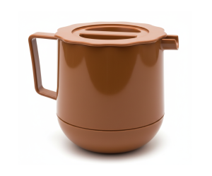 KÄNNCHEN MIT DECKEL BRAUN/BRAUN